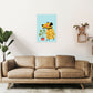 Bearded Dog Kunstdruck von Pixy Paper