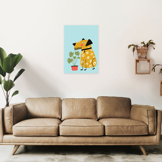 Bearded Dog Kunstdruck von Pixy Paper