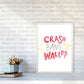 Crash Bang Wallop Aquarell Moderner Druck
