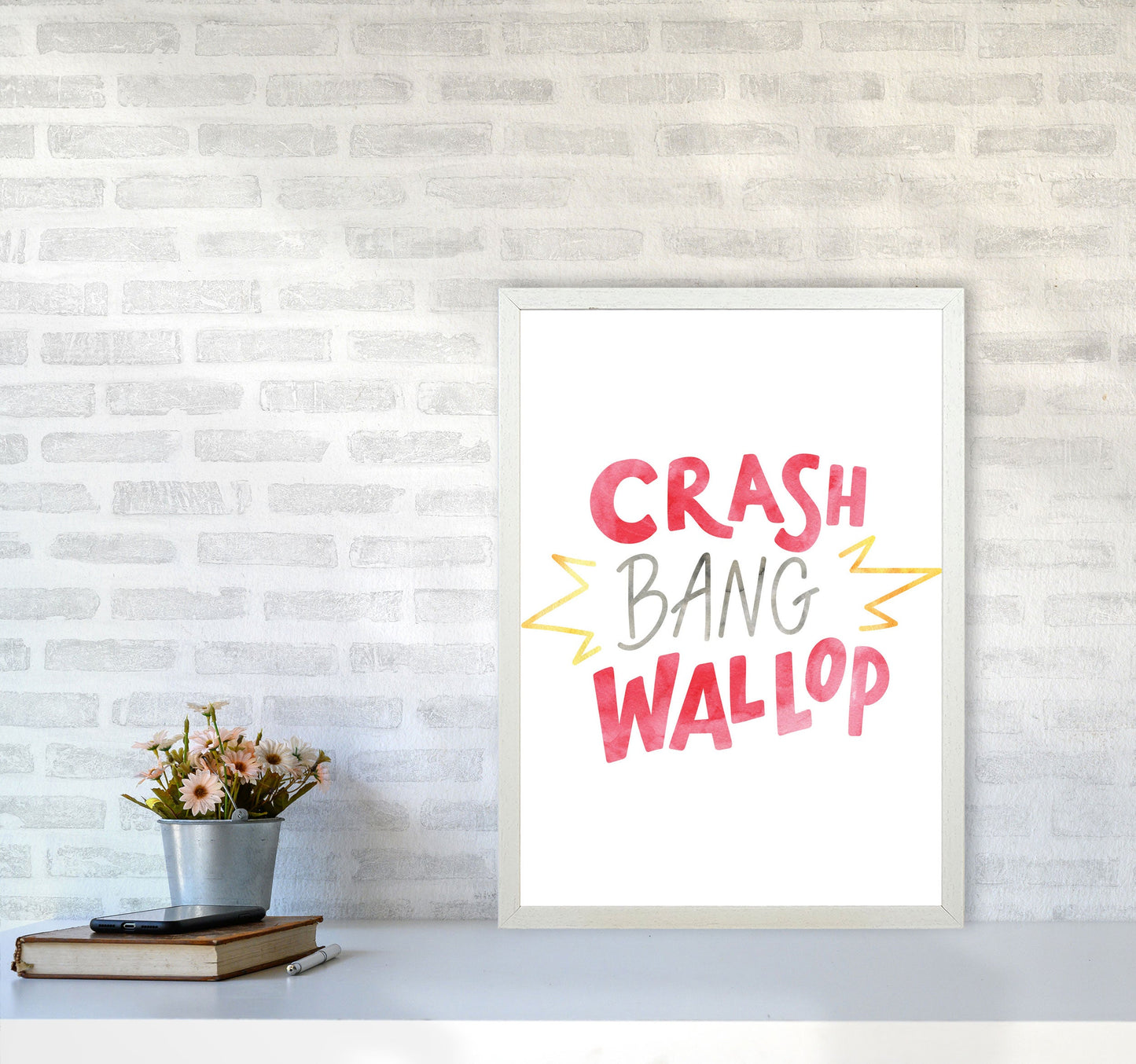 Crash Bang Wallop Aquarell Moderner Druck