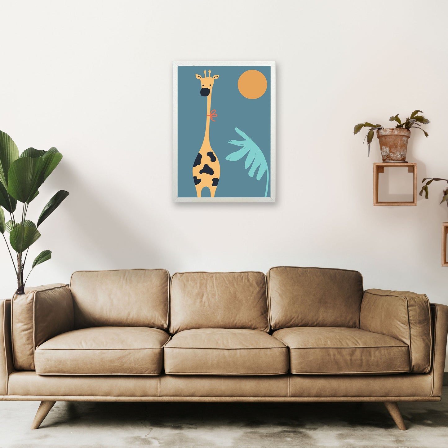 Frendorf | Giraffe Neutrale Kinder Kunstdruck