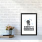 Daddy's Little Dude Gerahmter Kinderzimmer Wandkunstdruck