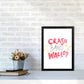 Crash Bang Wallop Aquarell Moderner Druck