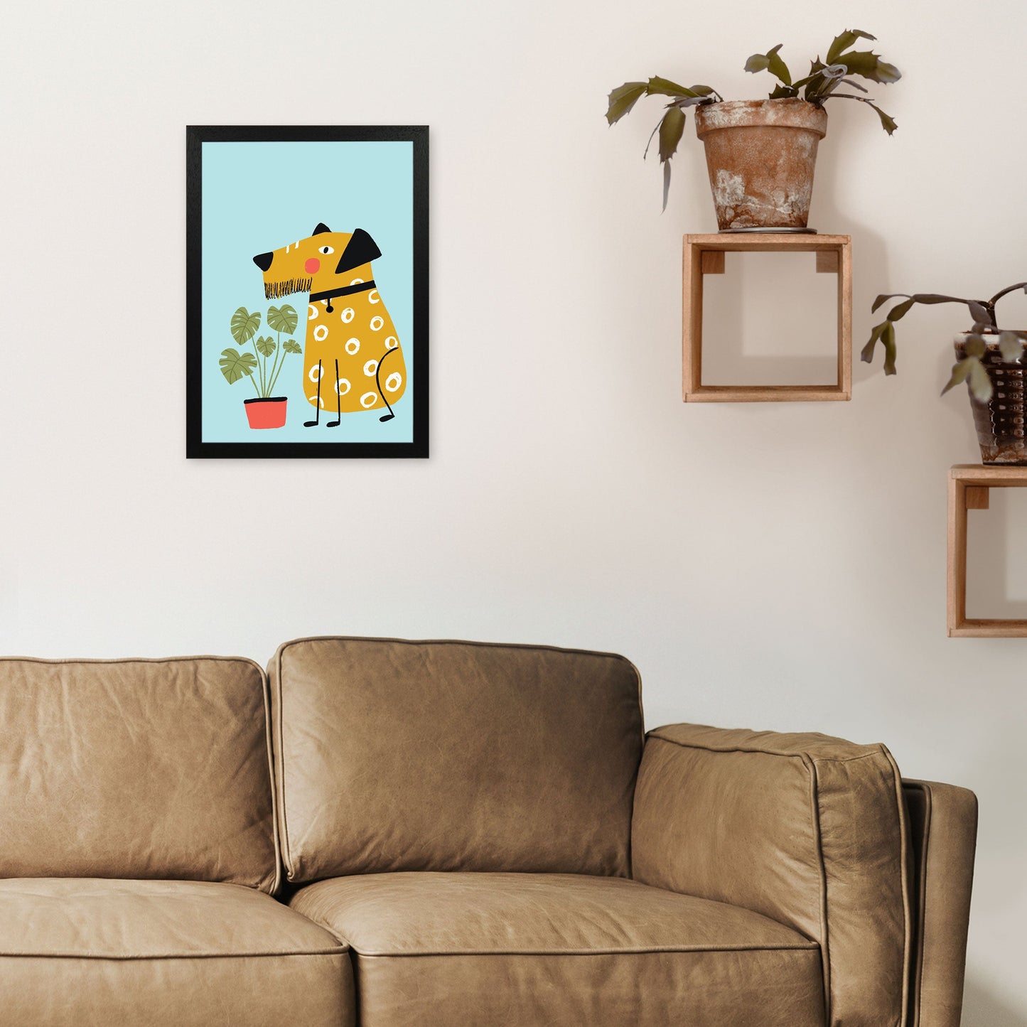 Bearded Dog Kunstdruck von Pixy Paper