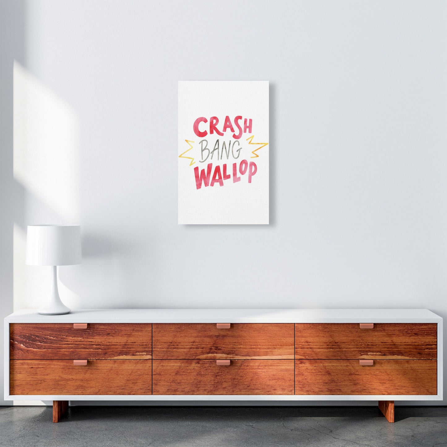 Crash Bang Wallop Aquarell Moderner Druck