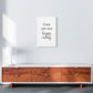Erstellen Sie Ihre eigene Happy Ending gerahmte Typografie Wandkunst Druck