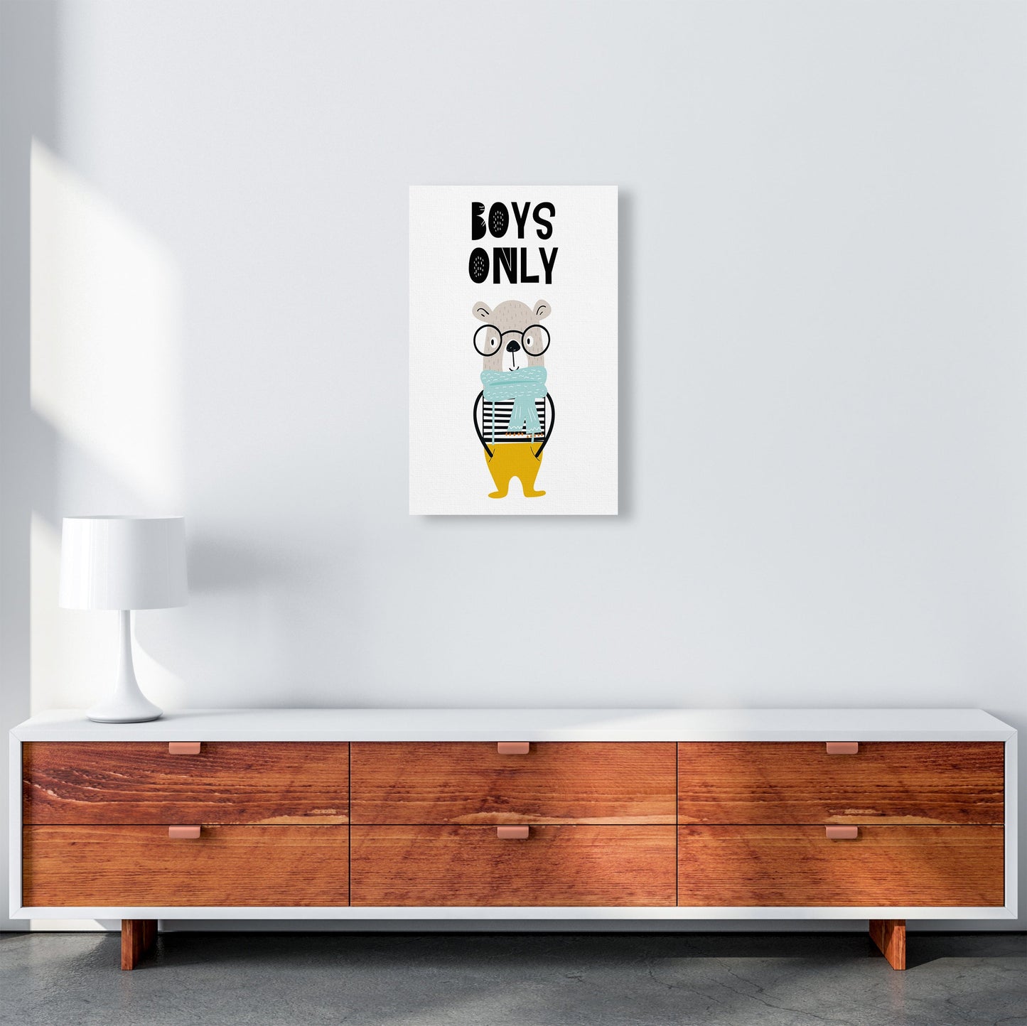 Jungen Nur Tier Pop Art Druck