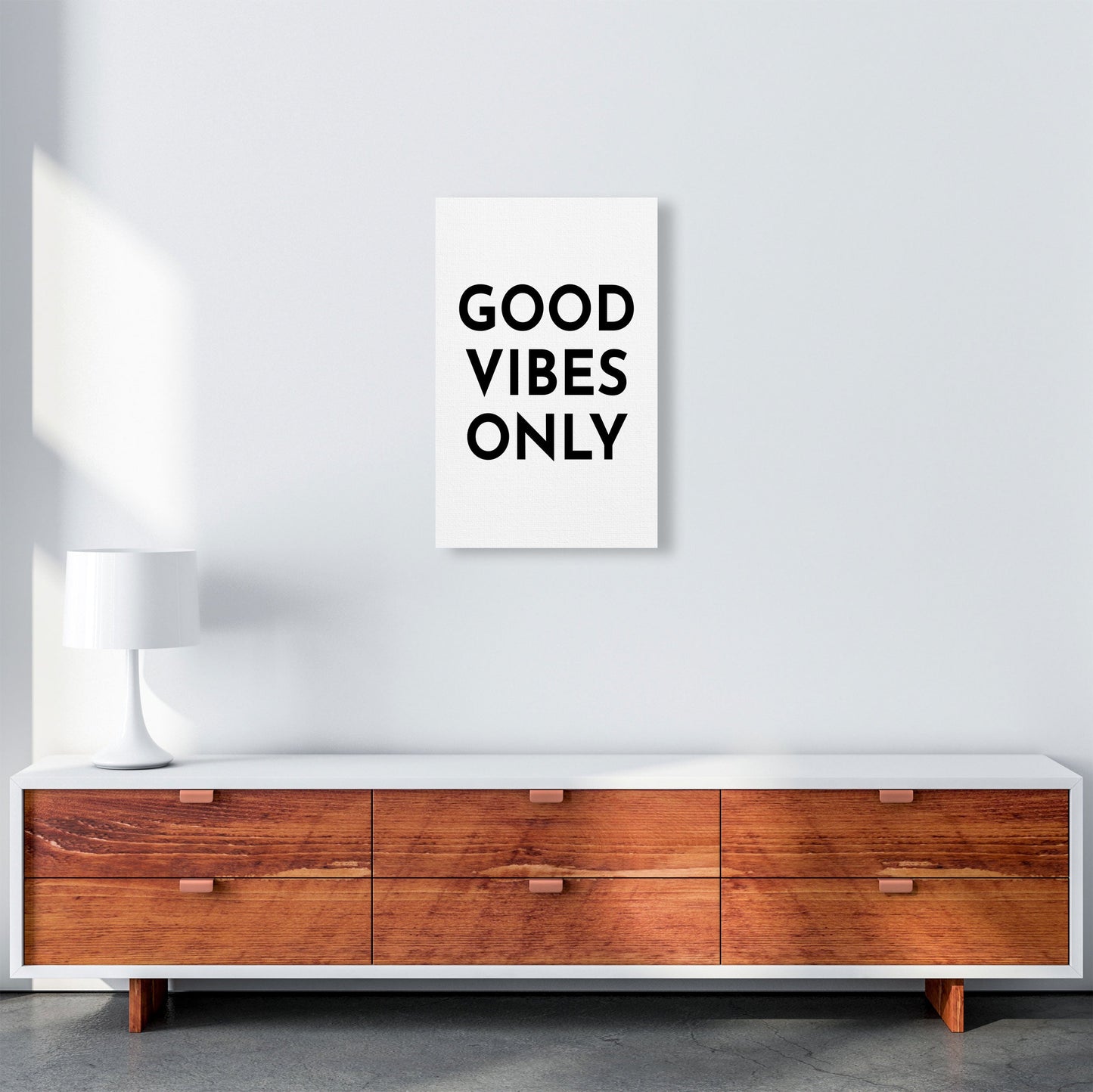 Frendorf | Good Vibes Only Typografie Kunstdruck