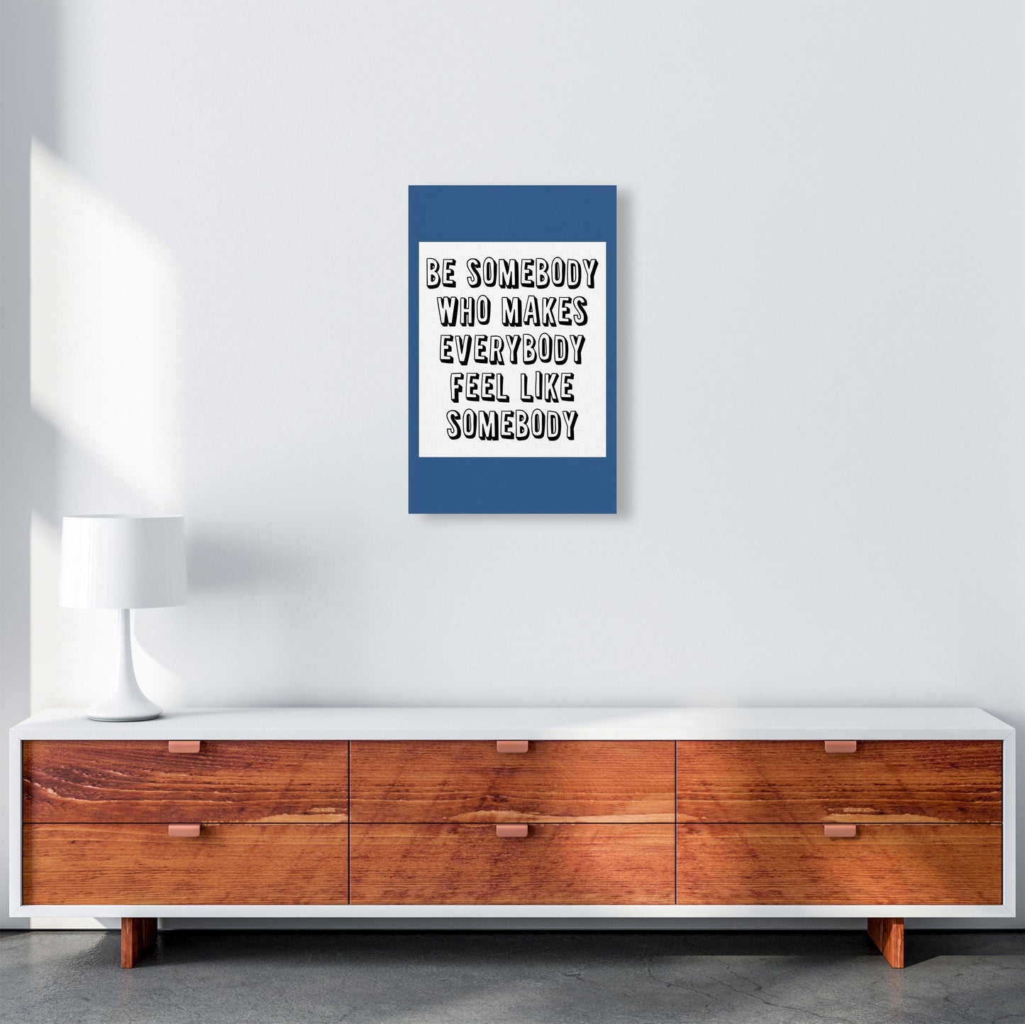 Be Somebody Who Art Print von Pixy Paper