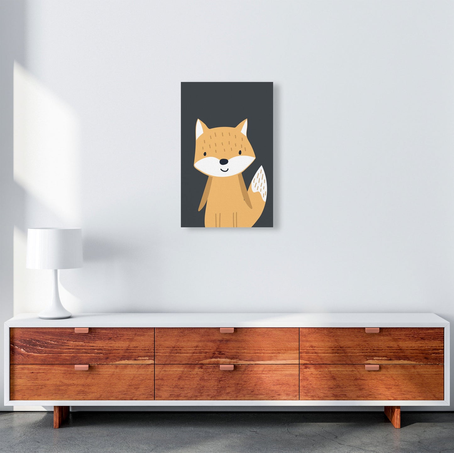 Frendorf | Fox Neutral Kinder Kunstdruck