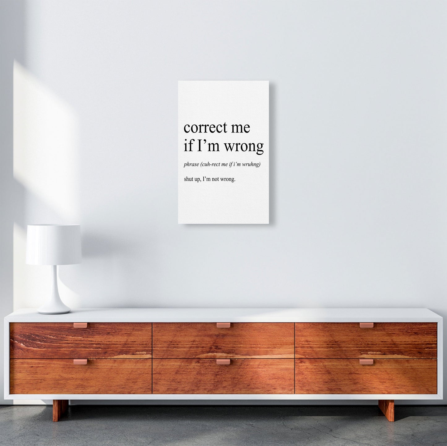 Korrigiere mich, wenn ich falsch liege Definition Kunstdruck