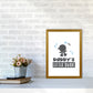 Daddy's Little Dude Gerahmter Kinderzimmer Wandkunstdruck
