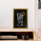 Cuba Libre Cocktail Schwarz Kunstdruck
