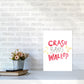 Crash Bang Wallop Aquarell Moderner Druck