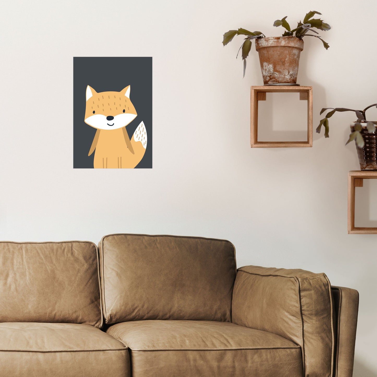 Frendorf | Fox Neutral Kinder Kunstdruck