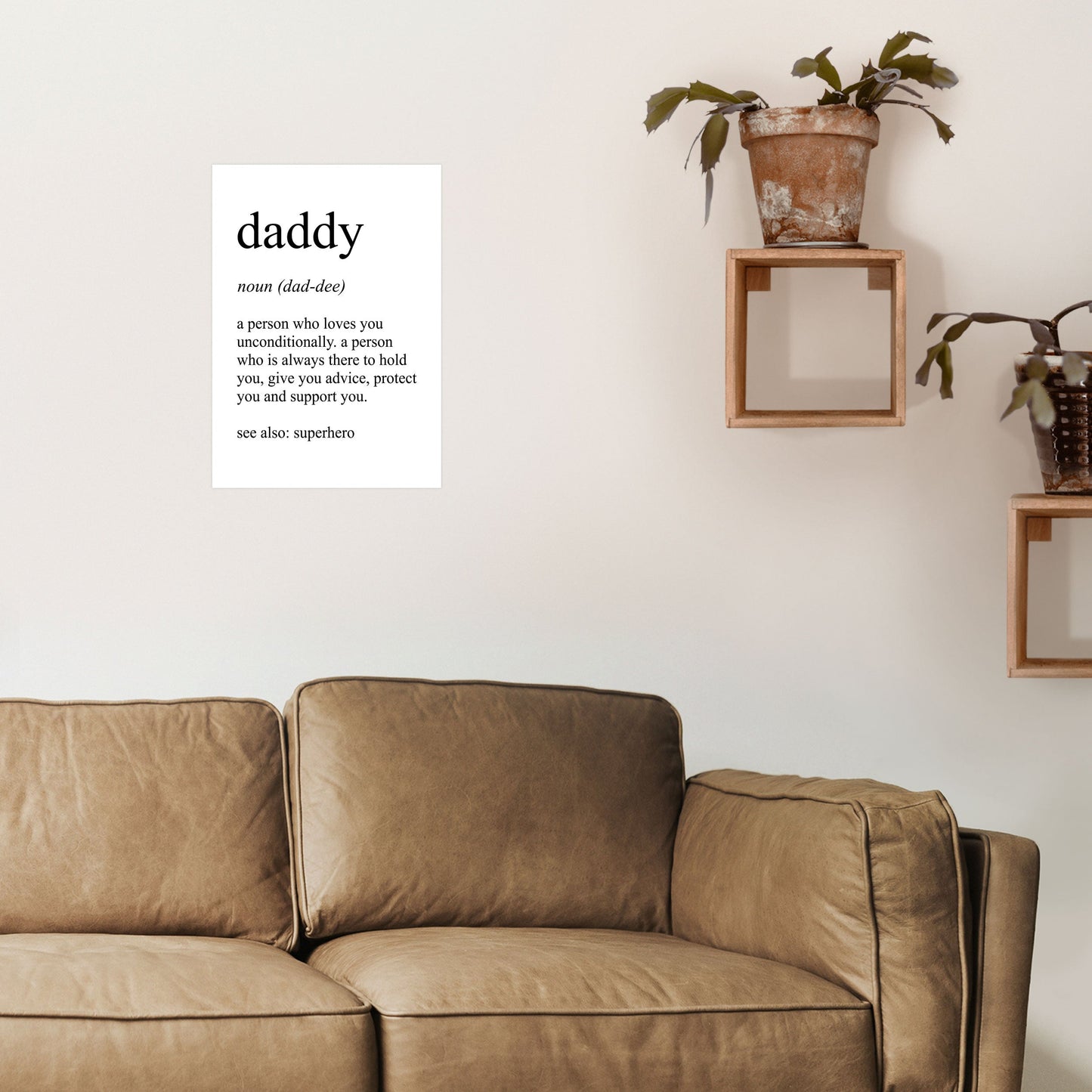 Daddy Definition Kunst Druck