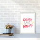 Crash Bang Wallop Aquarell Moderner Druck