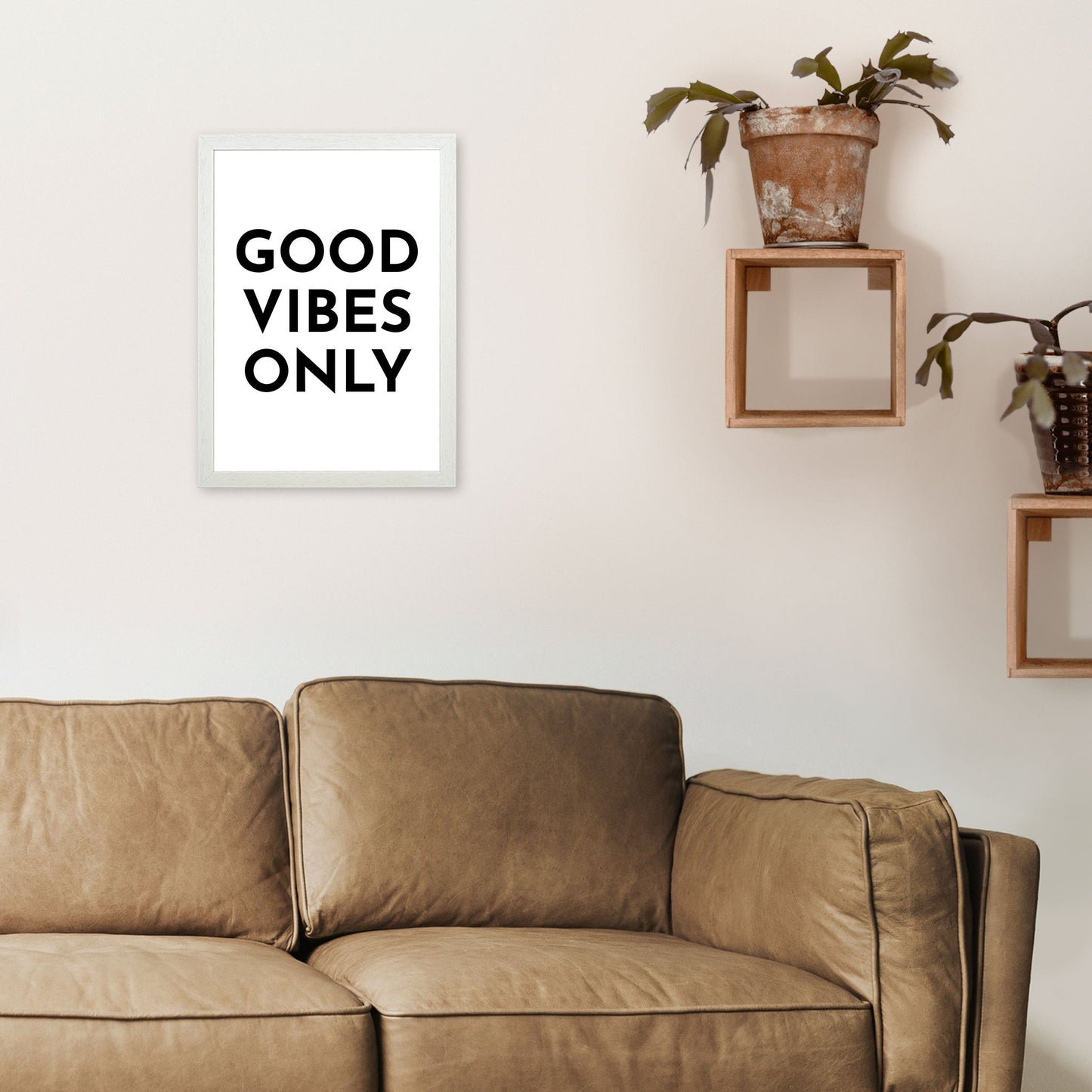 Frendorf | Good Vibes Only Typografie Kunstdruck