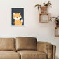 Frendorf | Fox Neutral Kinder Kunstdruck