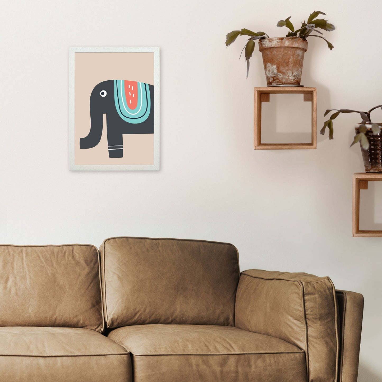 Frendorf | Elefant Neutral Kinder Kunstdruck