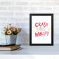 Crash Bang Wallop Aquarell Moderner Druck