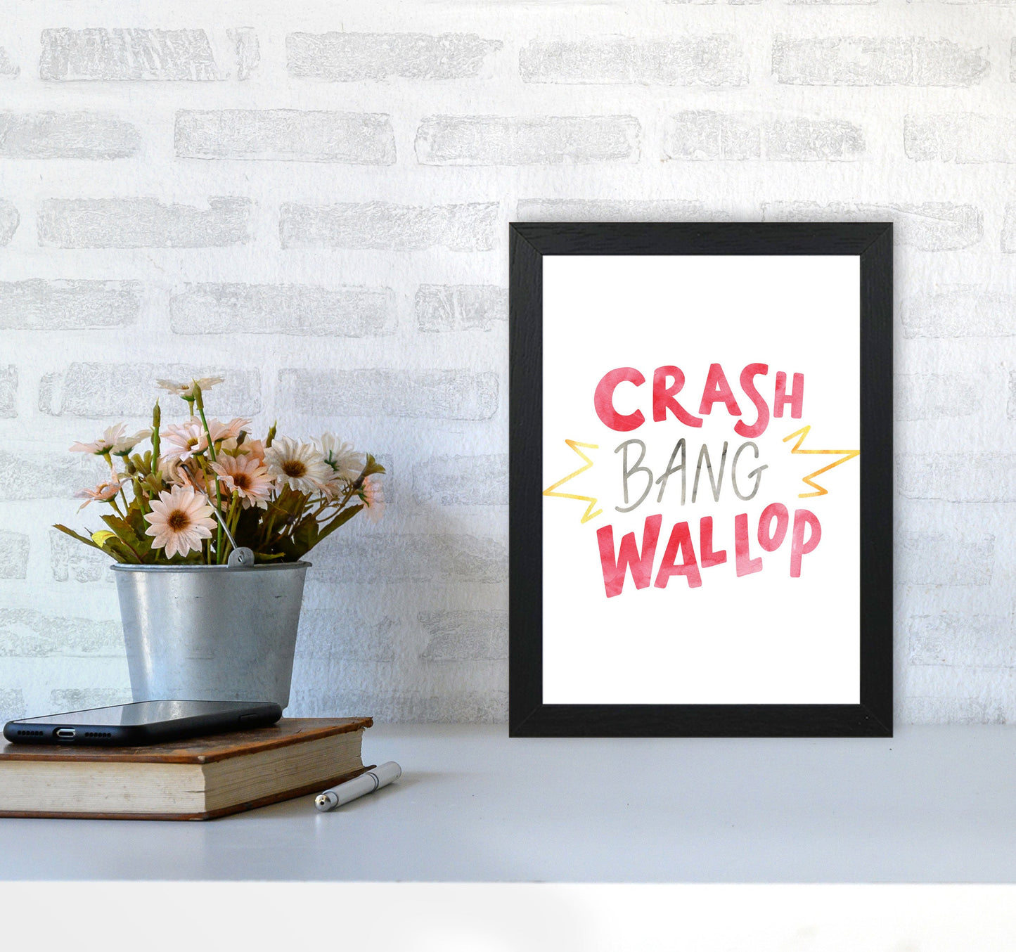Crash Bang Wallop Aquarell Moderner Druck