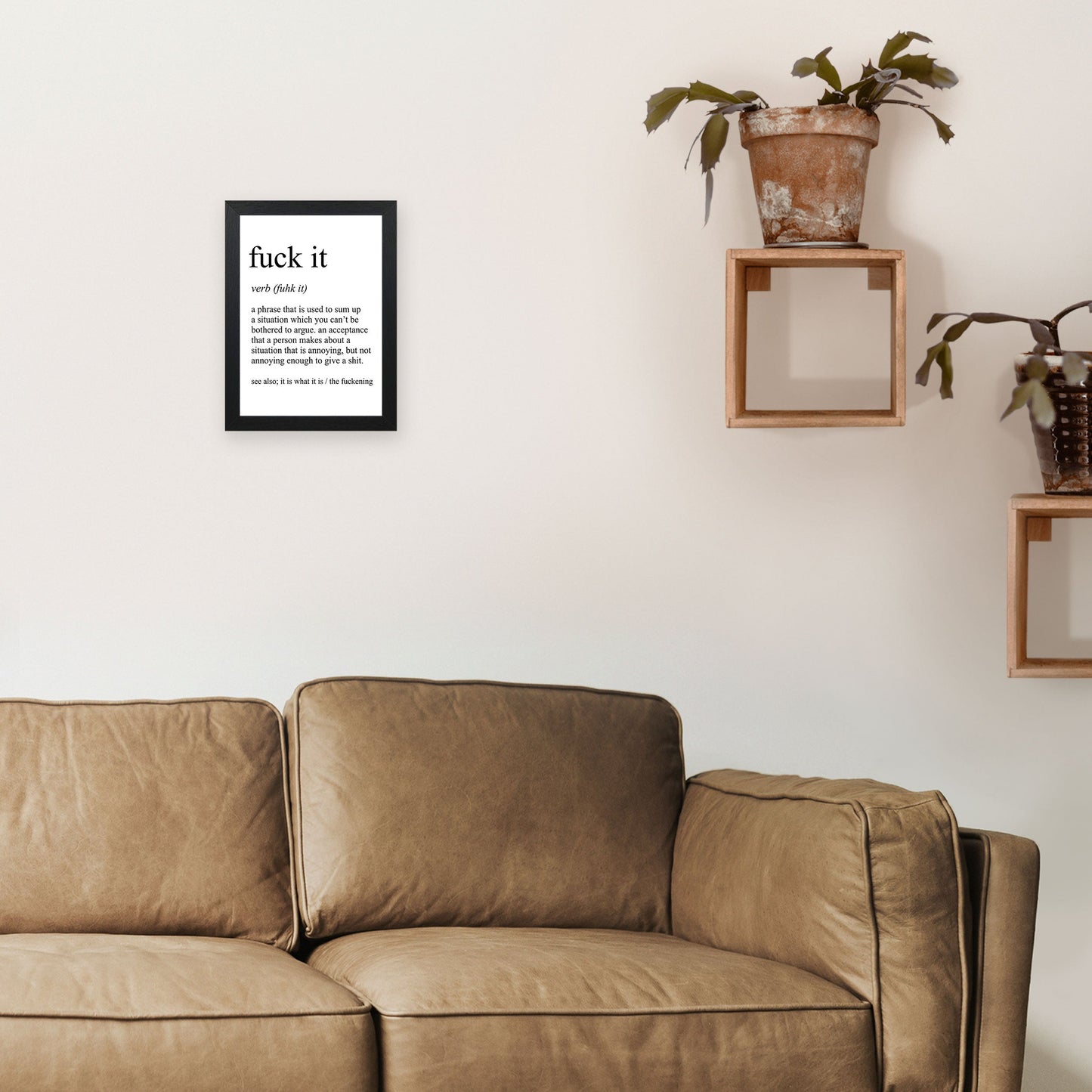 Frendorf | Fuck It Definition Art Print