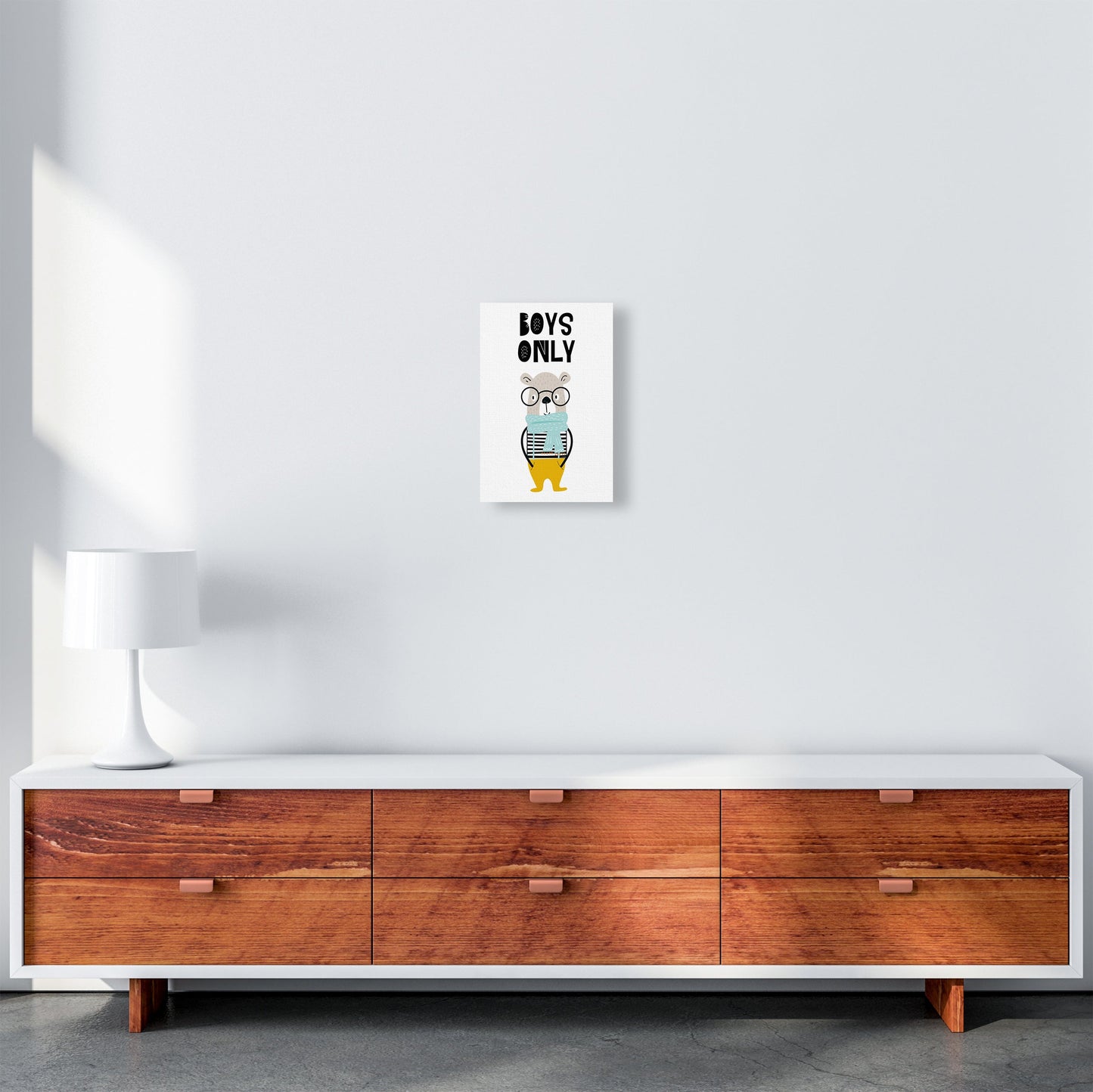 Jungen Nur Tier Pop Art Druck