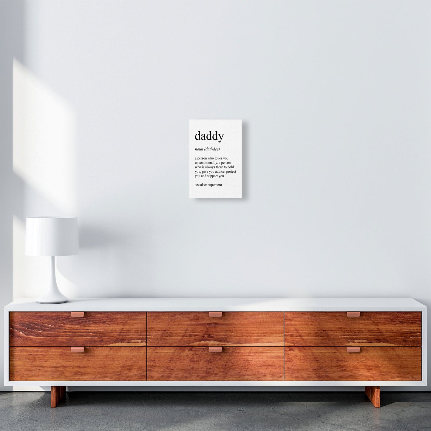 Daddy Definition Kunst Druck