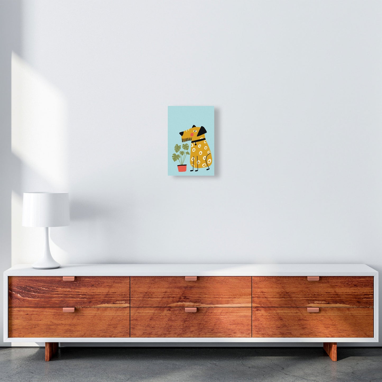 Bearded Dog Kunstdruck von Pixy Paper