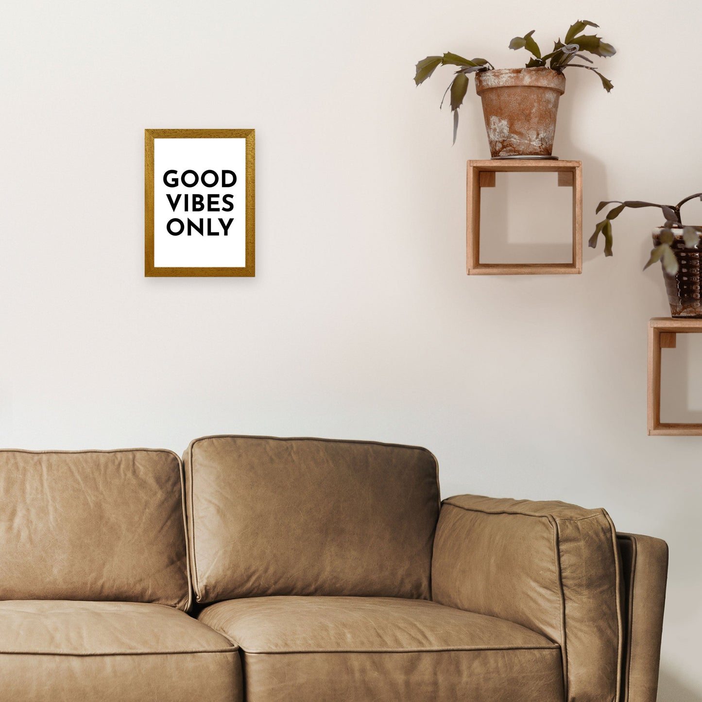 Frendorf | Good Vibes Only Typografie Kunstdruck