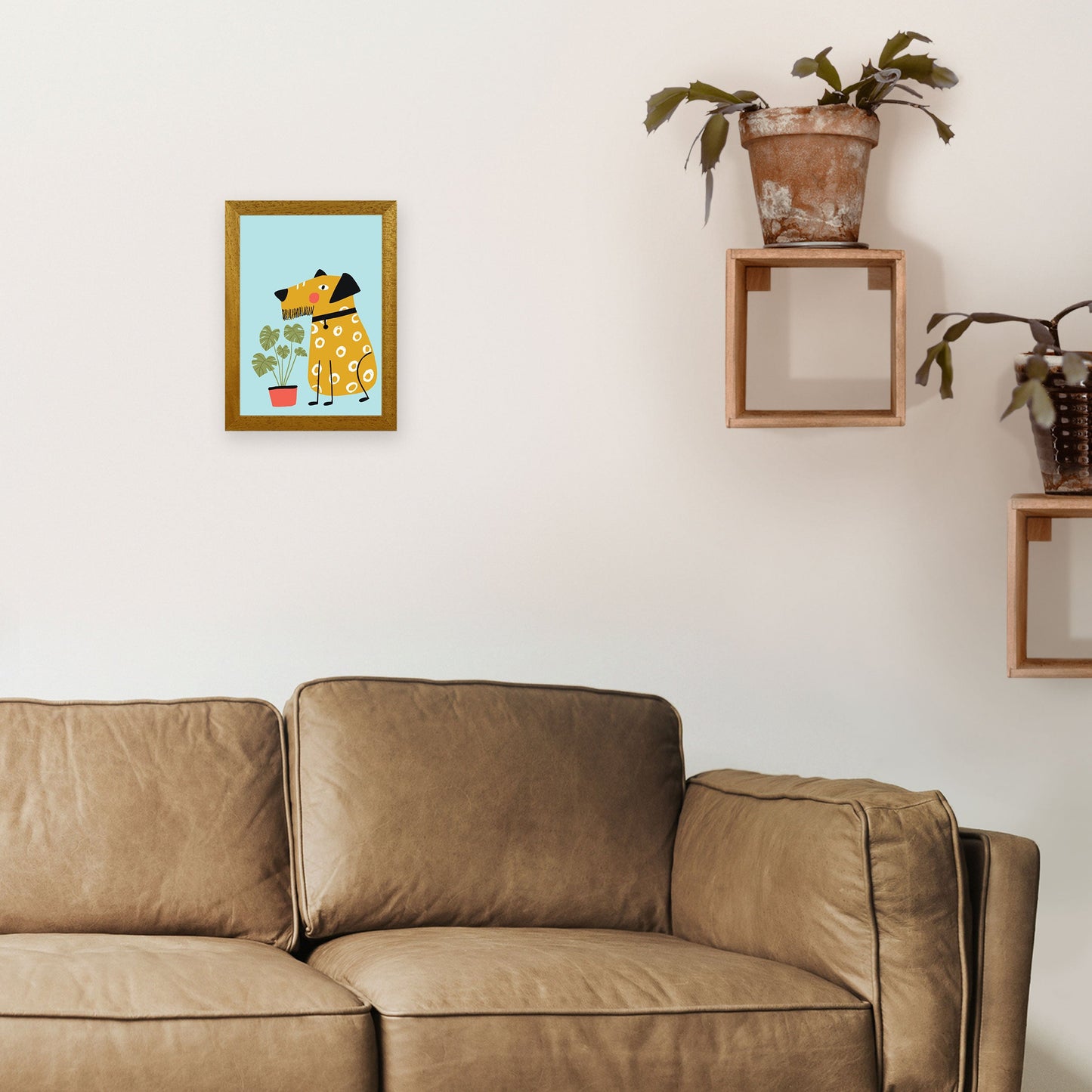 Bearded Dog Kunstdruck von Pixy Paper