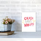 Crash Bang Wallop Aquarell Moderner Druck