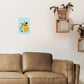Bearded Dog Kunstdruck von Pixy Paper