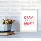 Crash Bang Wallop Aquarell Moderner Druck