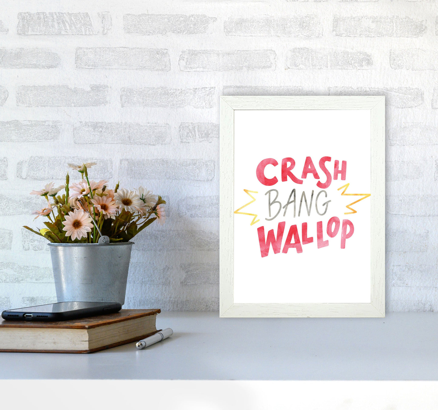 Crash Bang Wallop Aquarell Moderner Druck