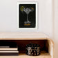 Cosmopolitan Cocktail Schwarz Kunstdruck
