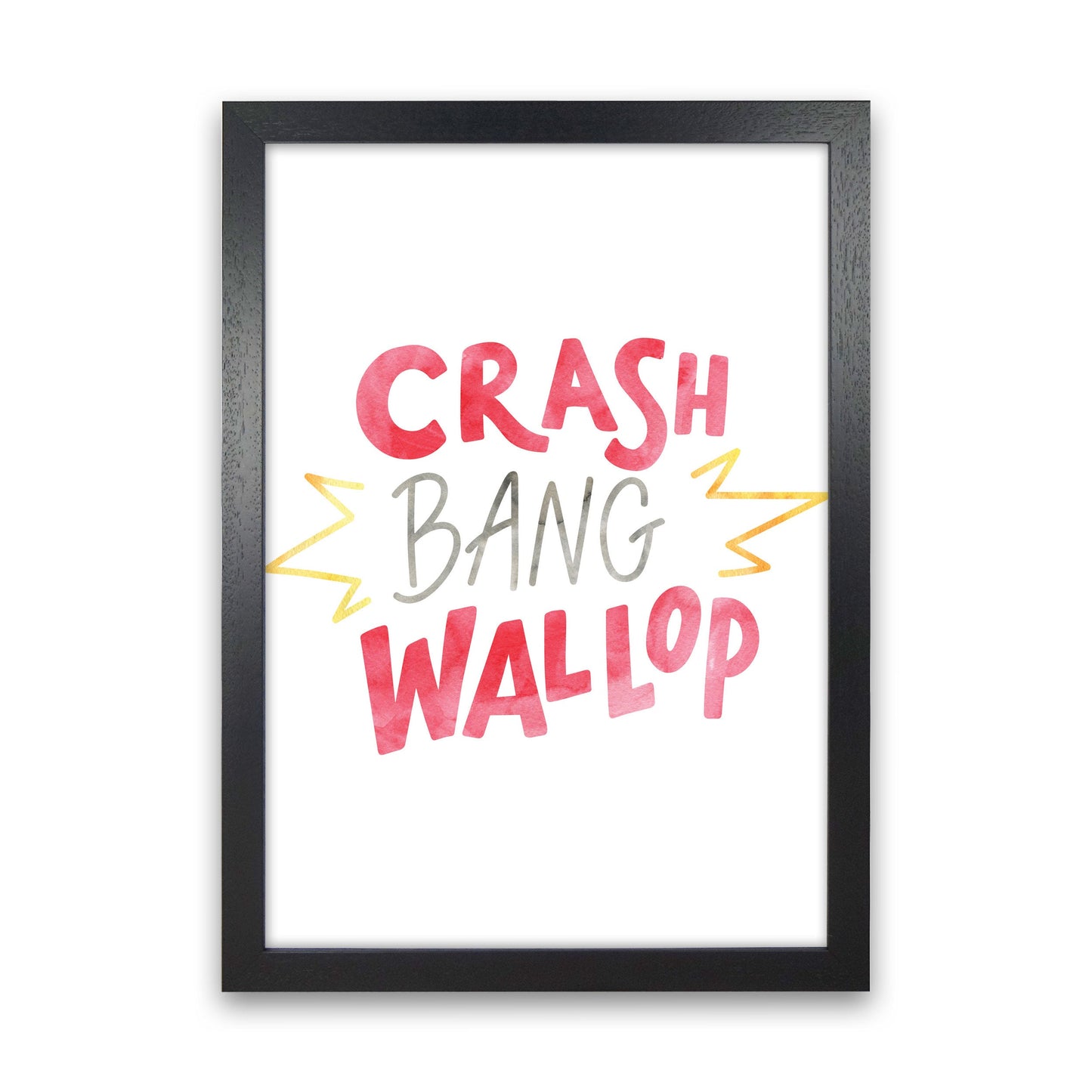 Crash Bang Wallop Aquarell Moderner Druck