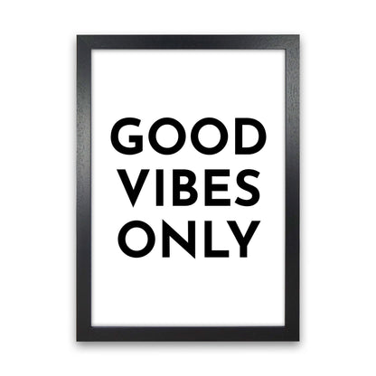 Frendorf | Good Vibes Only Typografie Kunstdruck