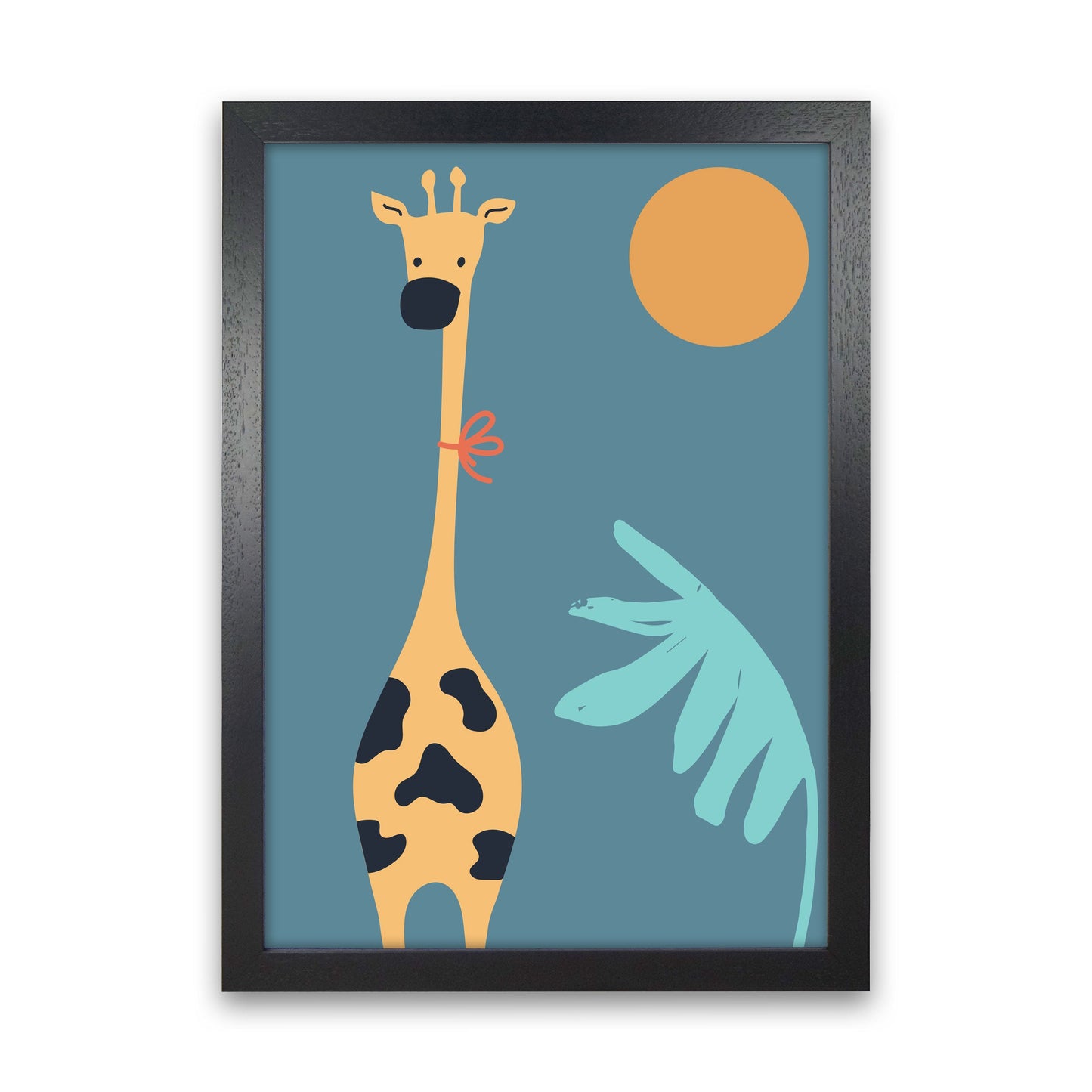 Frendorf | Giraffe Neutrale Kinder Kunstdruck
