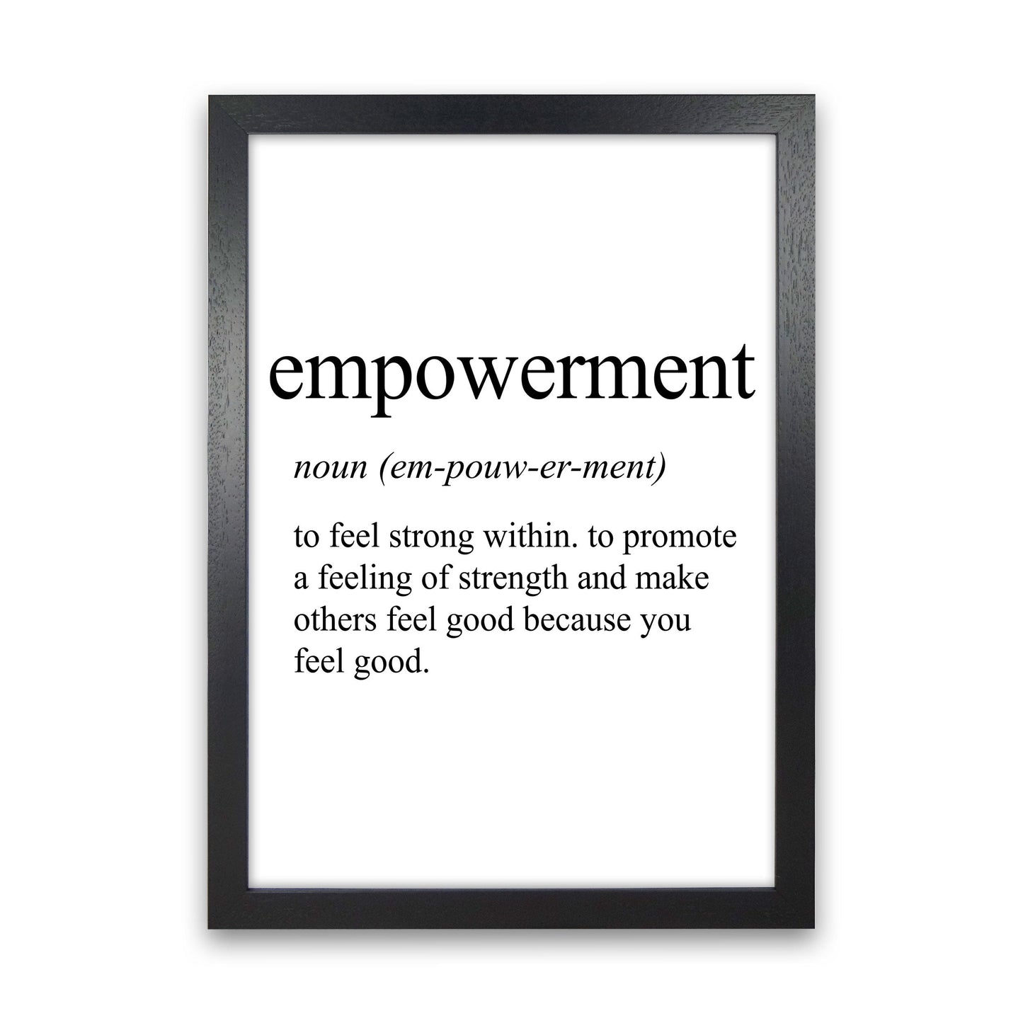 Frendorf | Empowerment Definition Kunstdruck