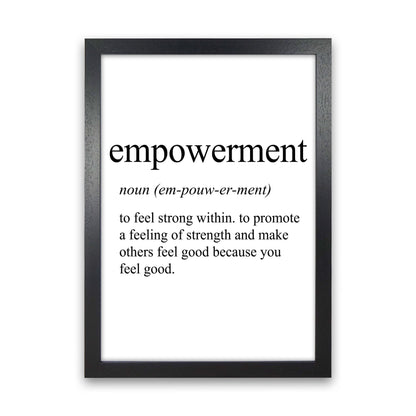 Frendorf | Empowerment Definition Kunstdruck