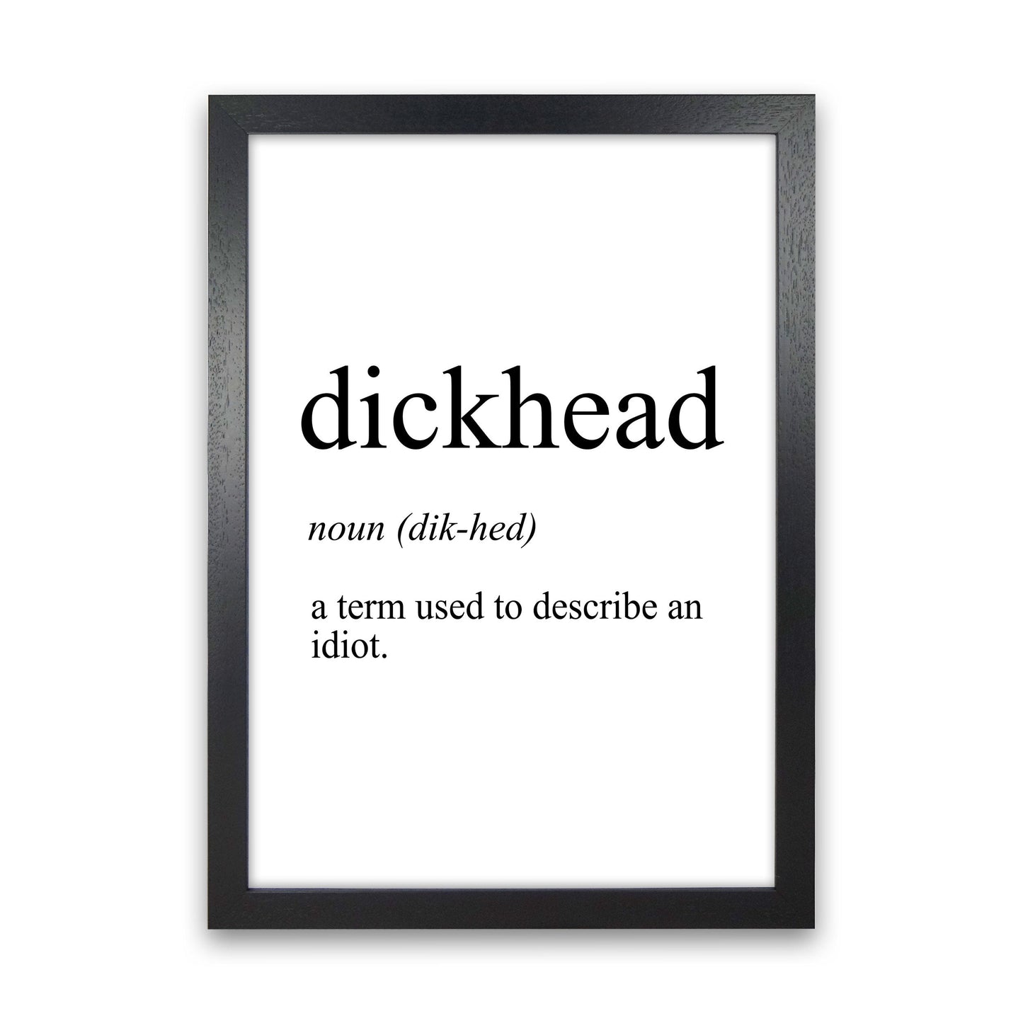 Frendorf | Dickhead Definition Kunstdruck