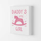 Daddy's Little Girl Rahmen Kunstprint für das Kinderzimmer