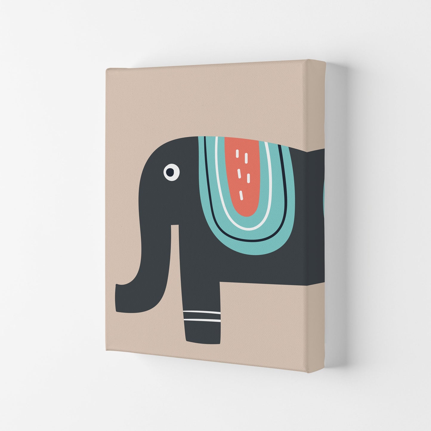 Frendorf | Elefant Neutral Kinder Kunstdruck