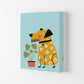 Bearded Dog Kunstdruck von Pixy Paper