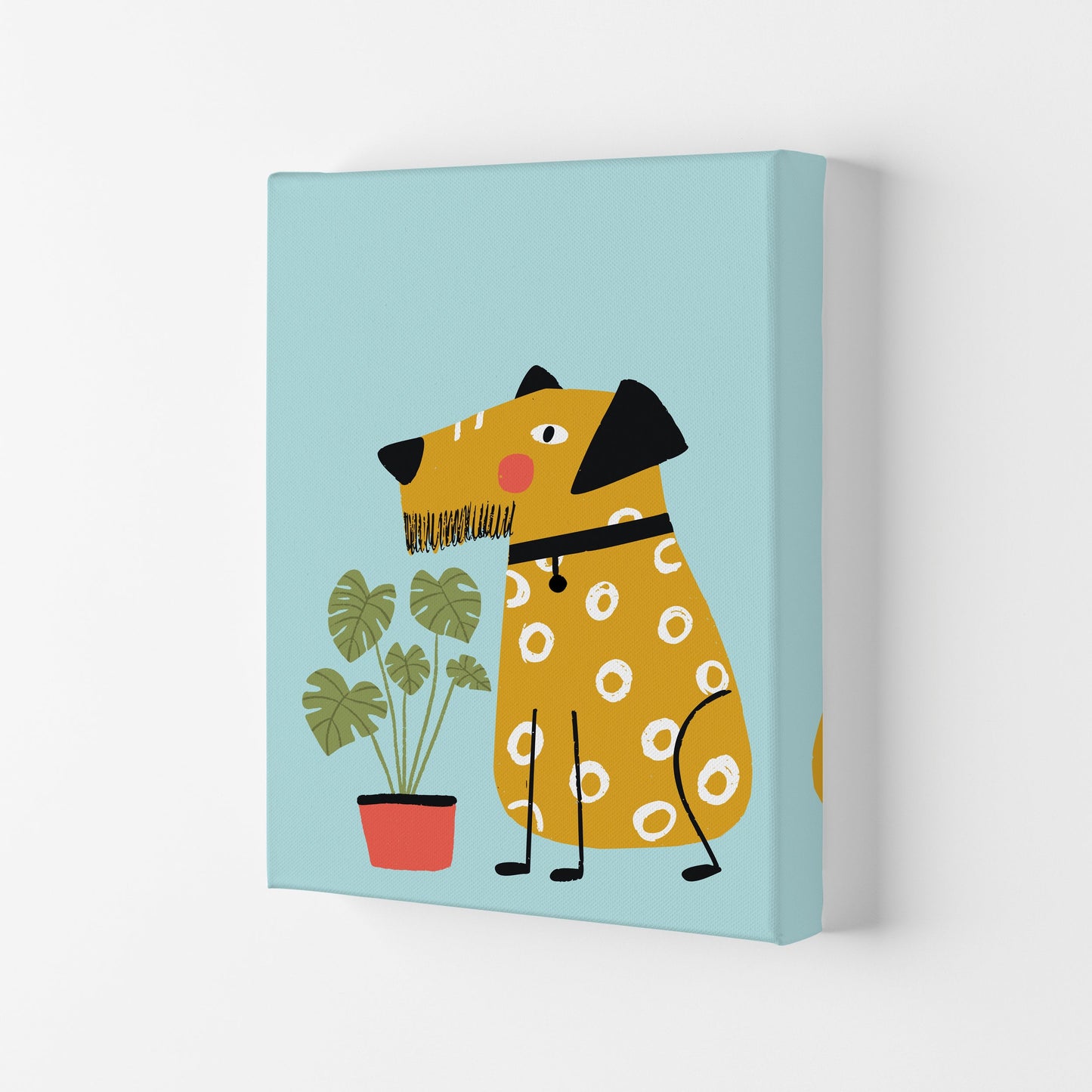 Bearded Dog Kunstdruck von Pixy Paper