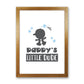 Daddy's Little Dude Gerahmter Kinderzimmer Wandkunstdruck