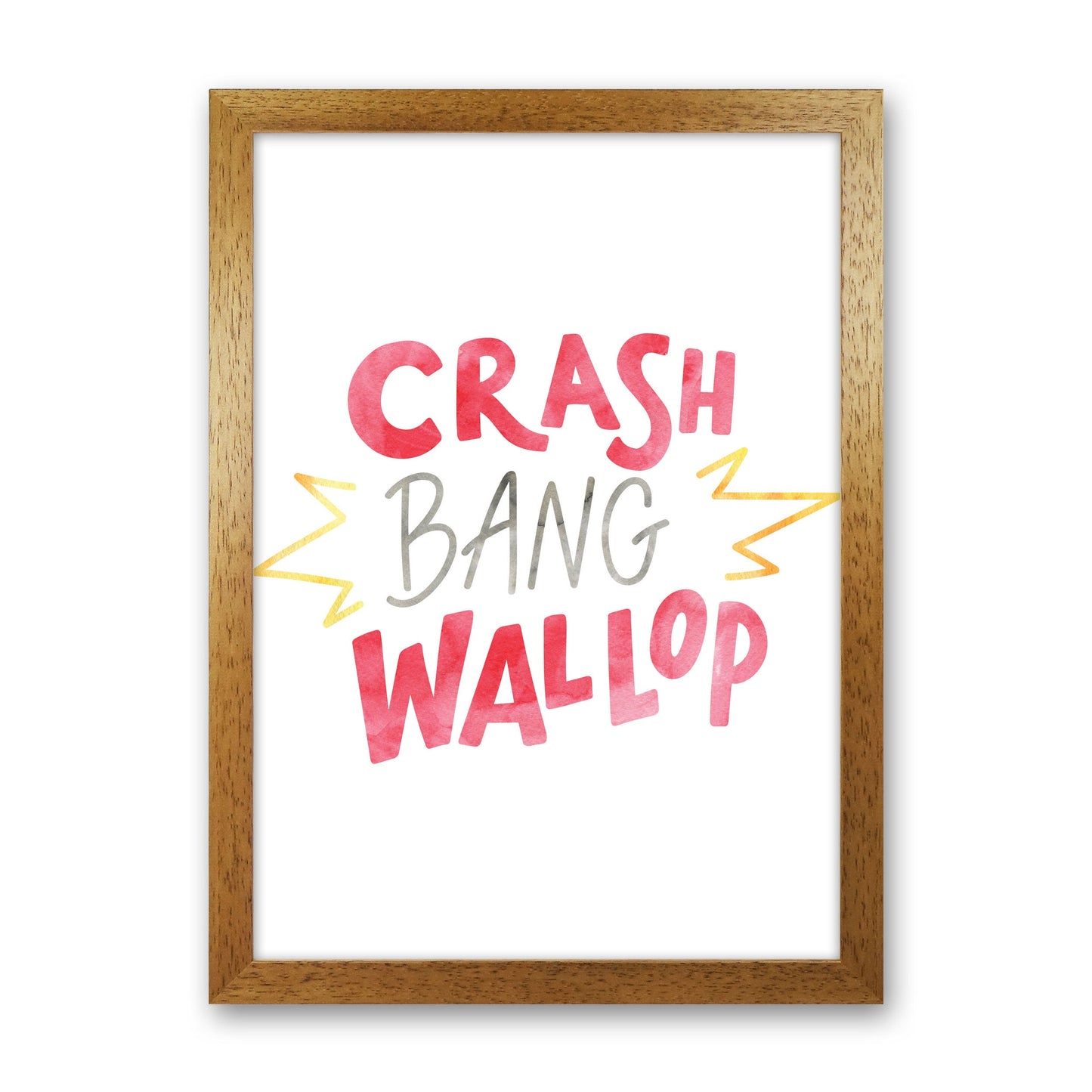 Crash Bang Wallop Aquarell Moderner Druck