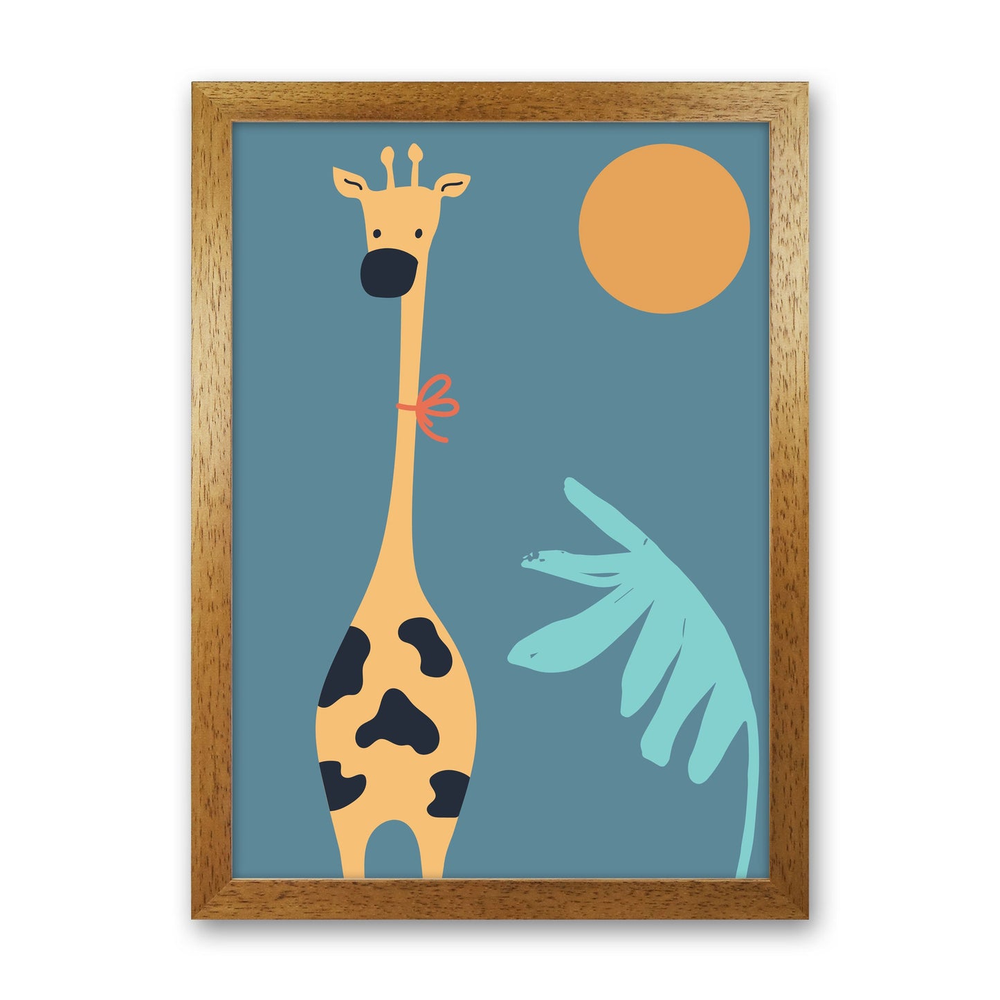 Frendorf | Giraffe Neutrale Kinder Kunstdruck